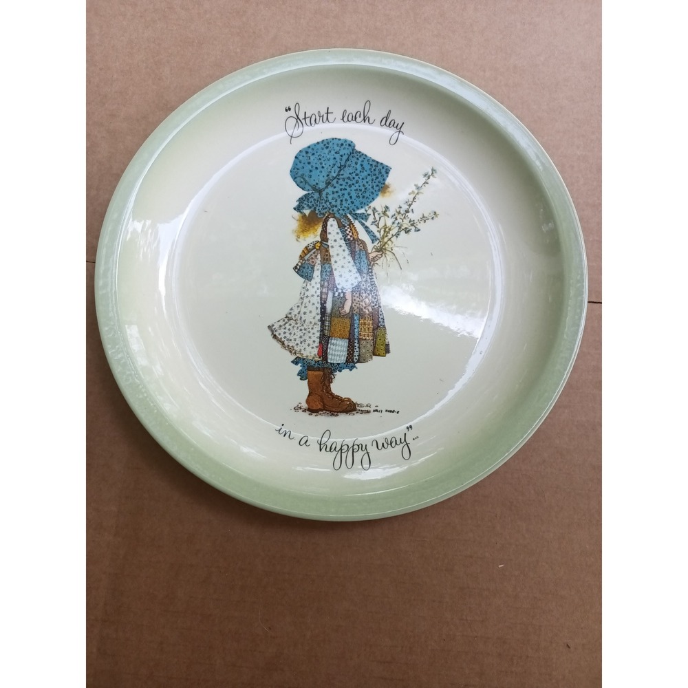 Vintage Holly Hobbie Collector Plate 1972 porcelain plate cottagecore grandmacor